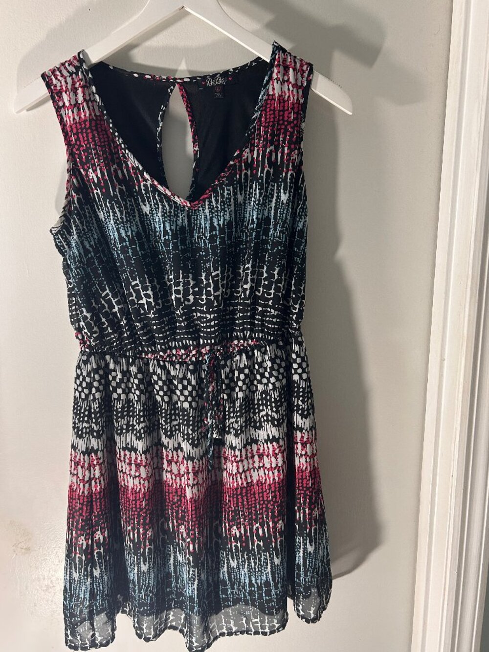 BeBop Sleeveless Abstract Print Mini Dress Size Small